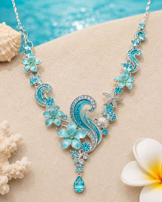 Waikiki Ocean Wave Necklace