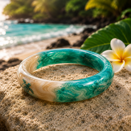 Honu Sea Turtle Island Bracelet