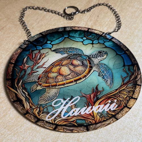 Aloha Sea Turtle Style, Welcome Sign, Summer Sign, Home Decoration, Front Door Decoration