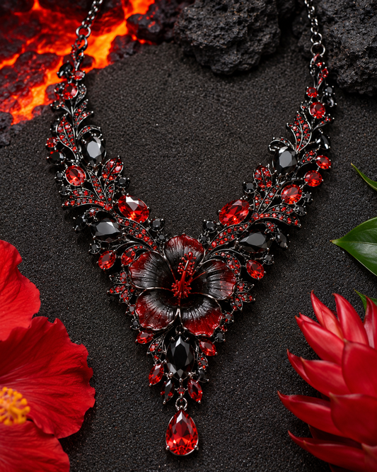 Midnight Volcano Necklace