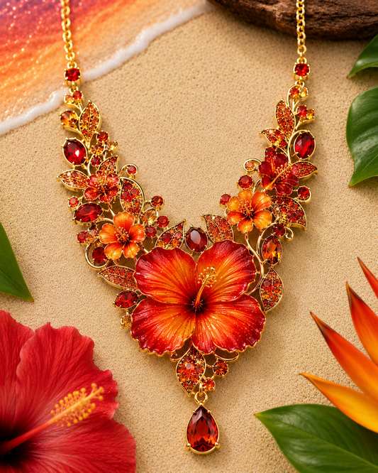 Island Sunset Bloom Necklace