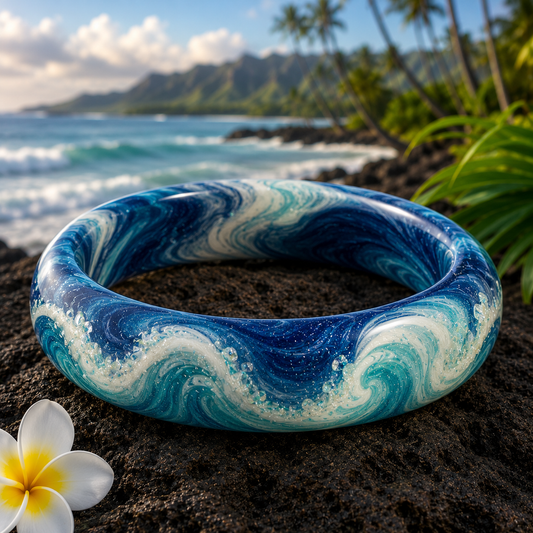Ocean Wave Crystal Bracelet