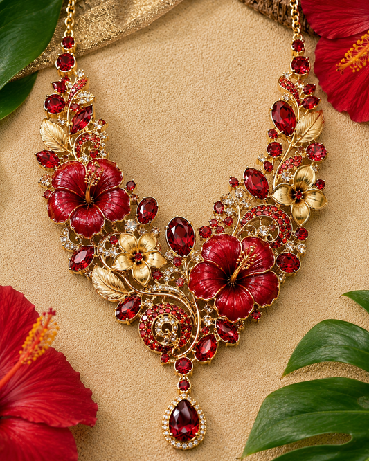 Royal Hawaiian Floral Necklace