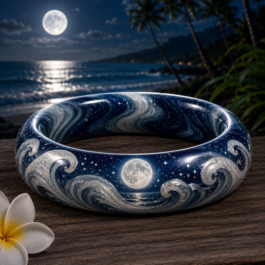 Hawaiian Lua Moonlight Bracelet