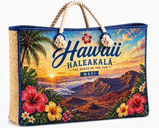 Hawaii Haleakalā Beach Bag