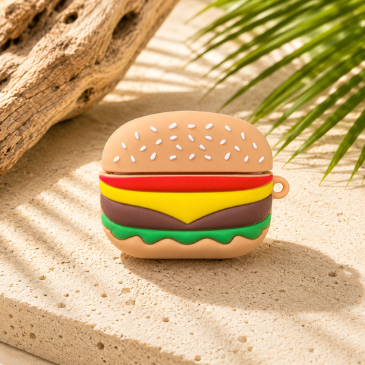 Hamburger AirPods Pro Case with Keychain